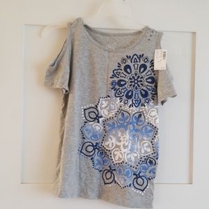 Justice Girls Off-Shoulder Shirt